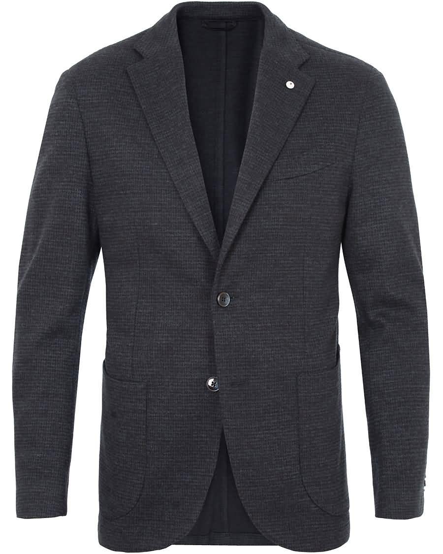 l.b.m. 1911 jack regular jersey blazer dark blue Bestille På Nettet pibu0